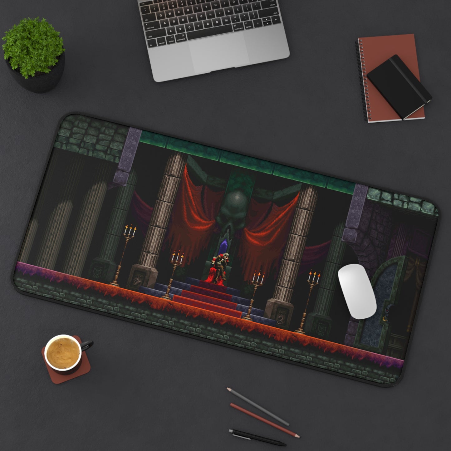 Dracula's Throne  32" X 16" desk mat