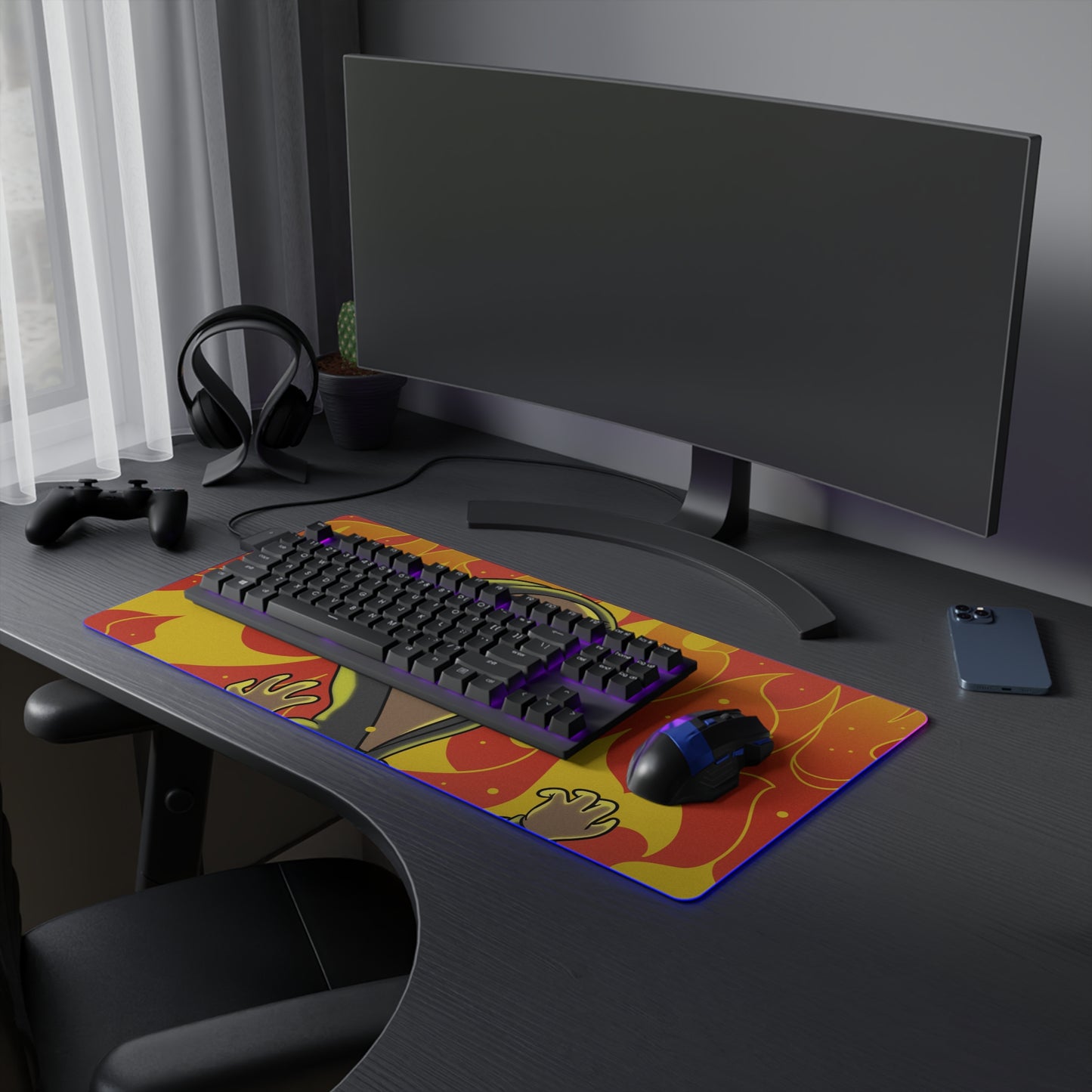 REVENGE! LED deskmat