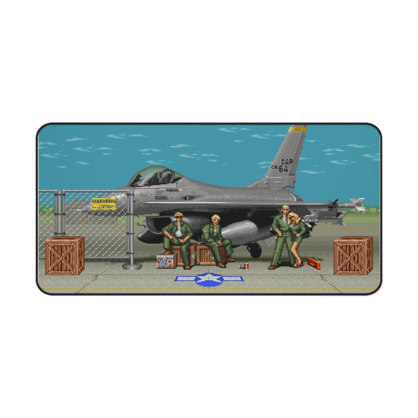 Guile's Stage  32" X 16" desk mat