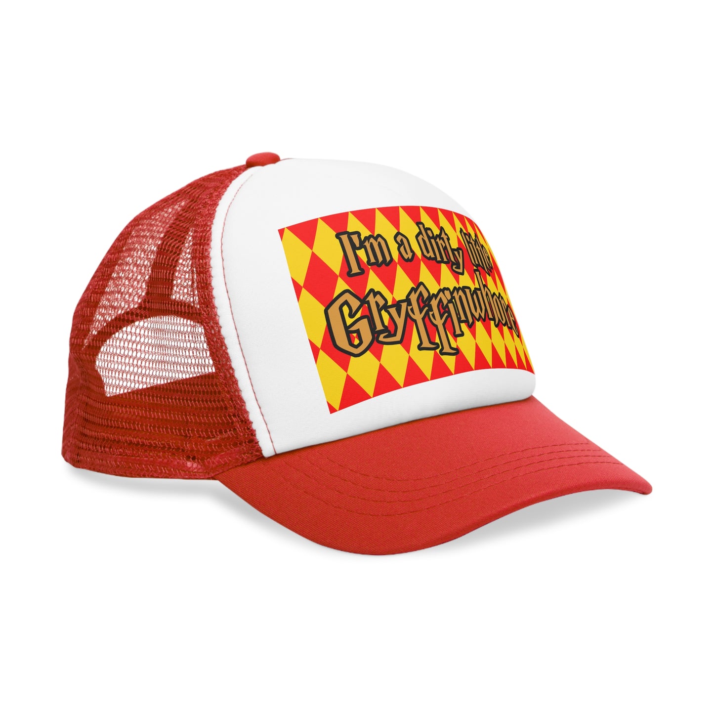 Dirty Potter Brave printed trucker hat