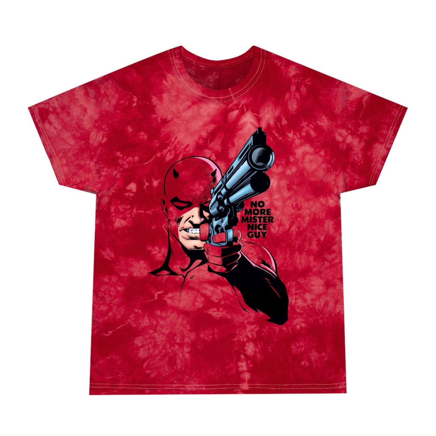 The Man Without Fear tie-dye t-shirt