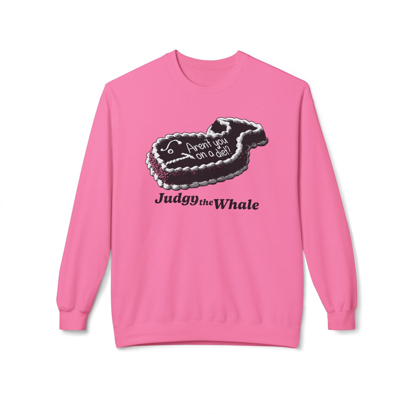 Judgy the Whale crewneck sweatshirt