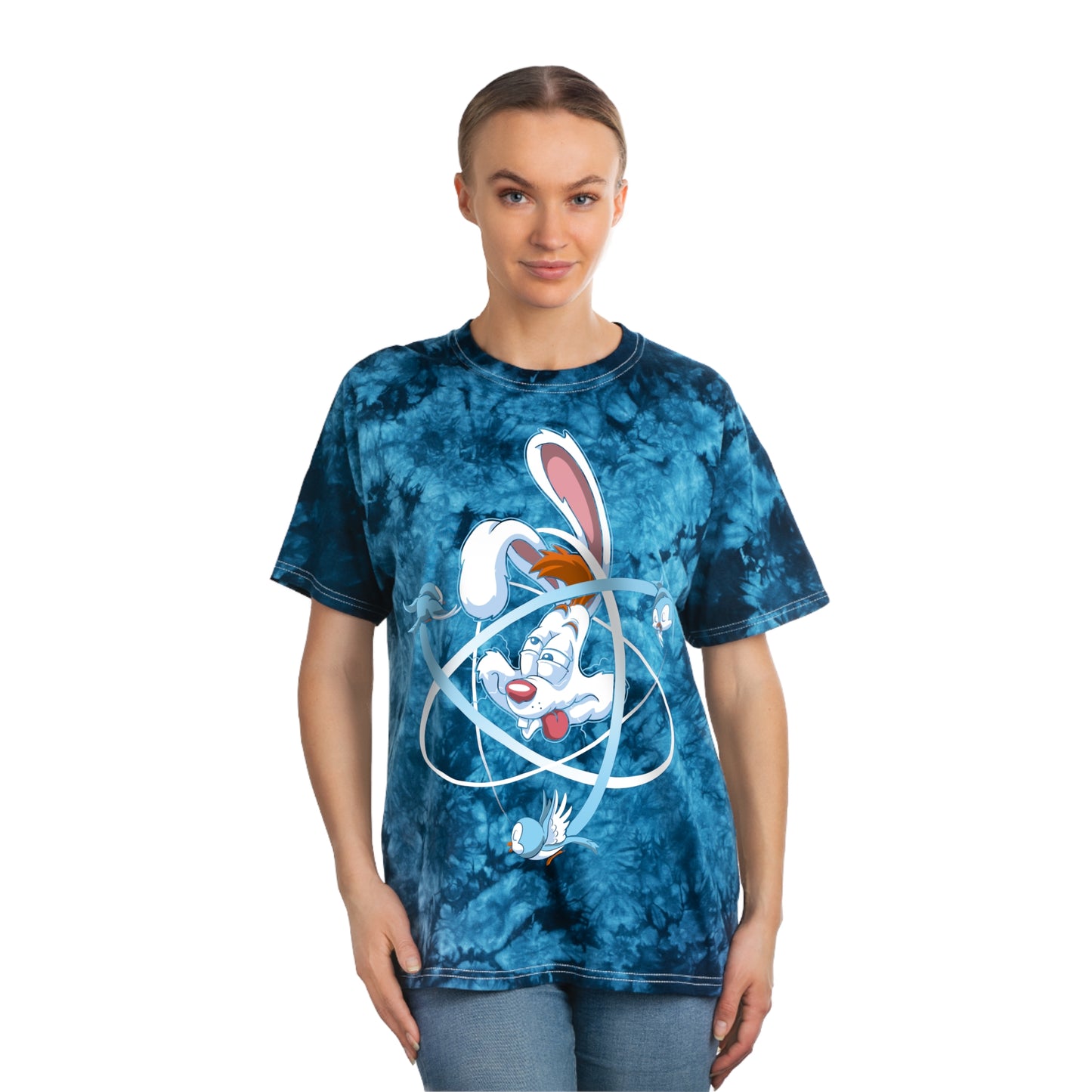 Cartoon Science tie-dye t-shirt