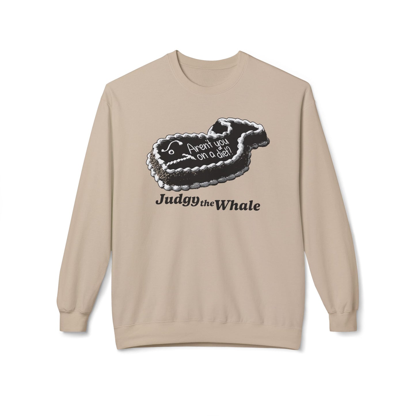 Judgy the Whale crewneck sweatshirt