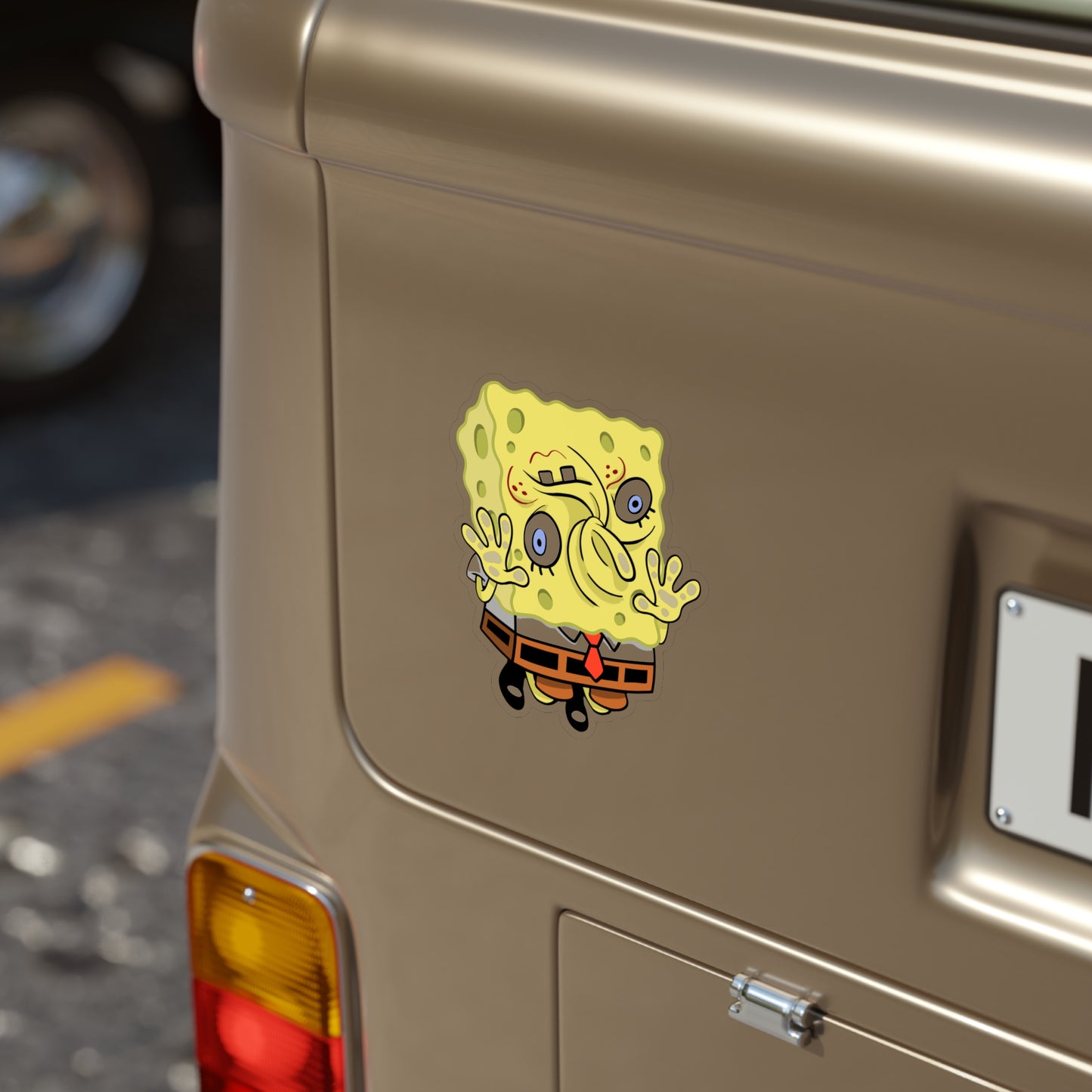 Sea Sponge Dry clear vinyl sticker