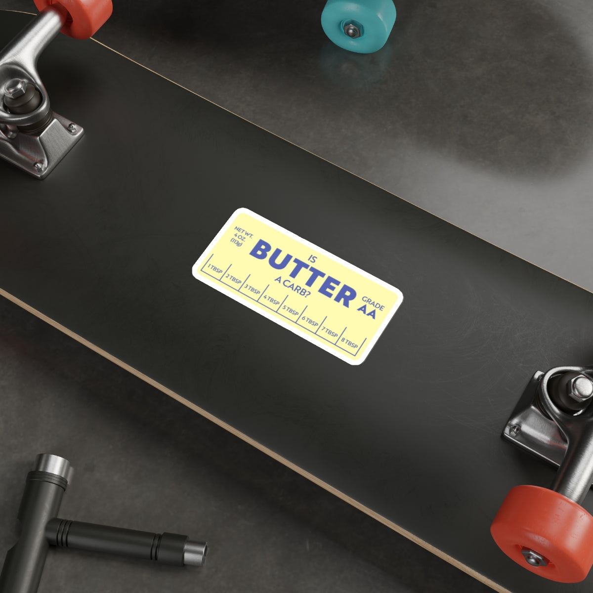 Is Butter A Carb? vinyl sticker