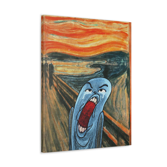 The Ugly Smell Scream 24" x 30" canvas print