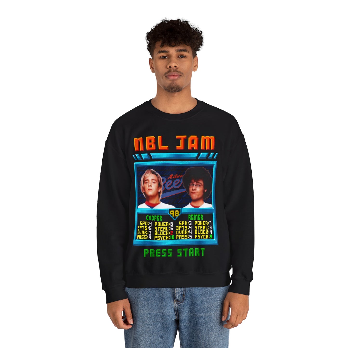 NBL JAM crewneck sweatshirt