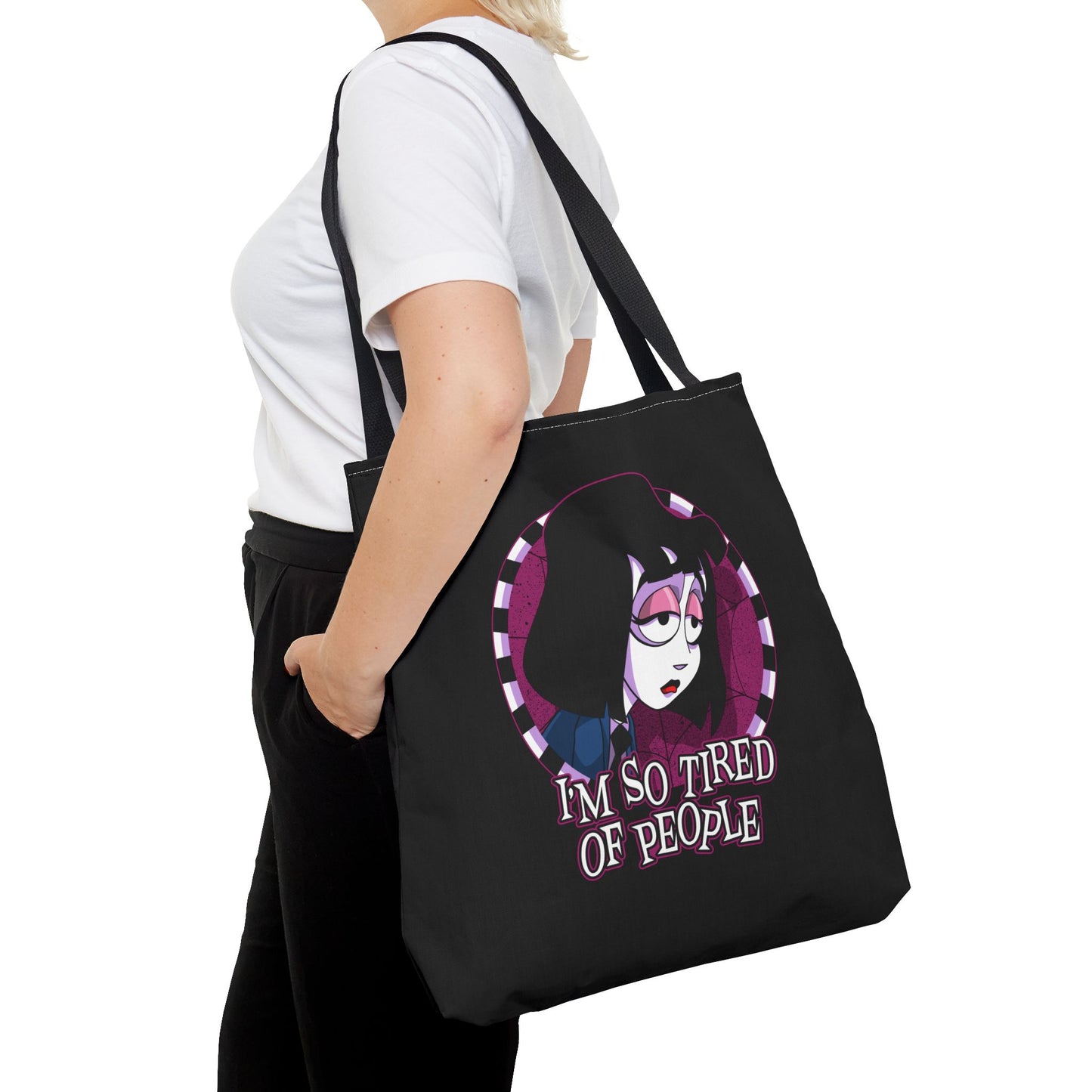 I'm So Tired of People tote bag