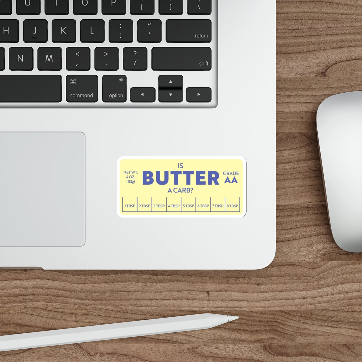 Is Butter A Carb? vinyl sticker