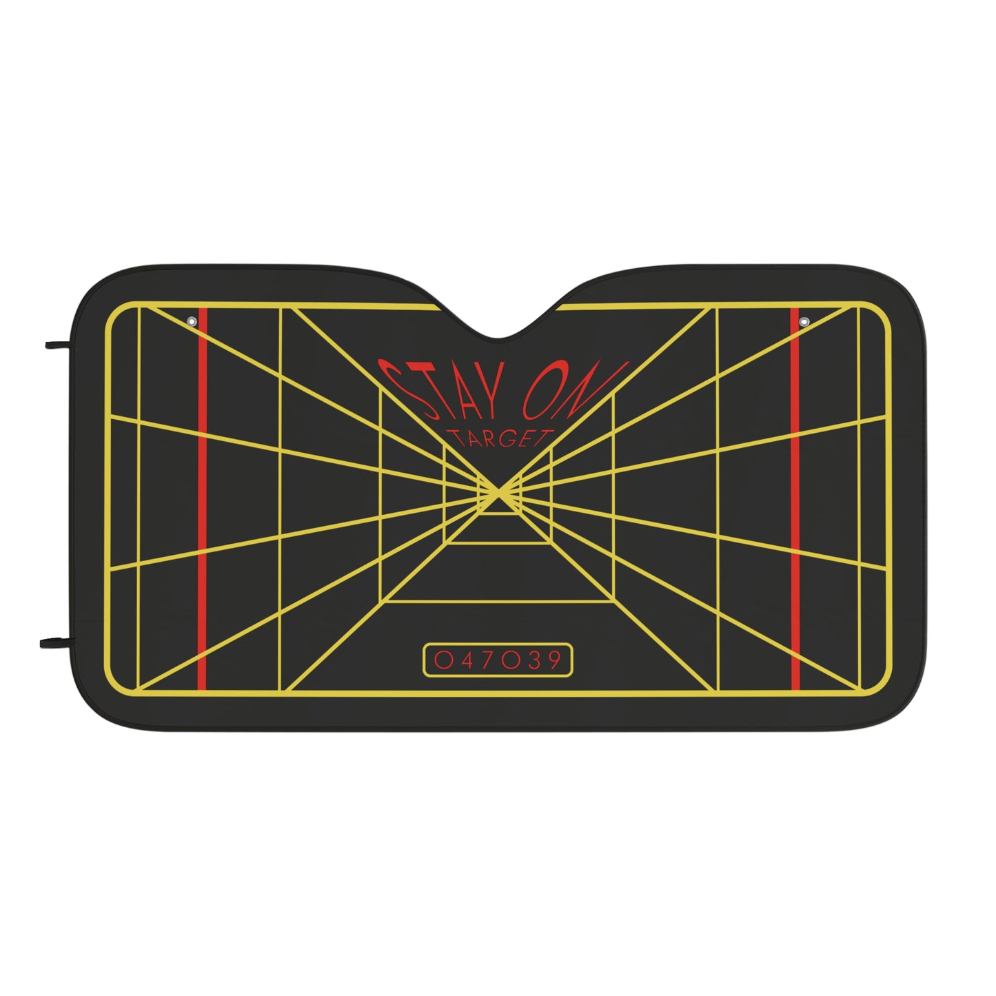 Stay On Target car sun shade