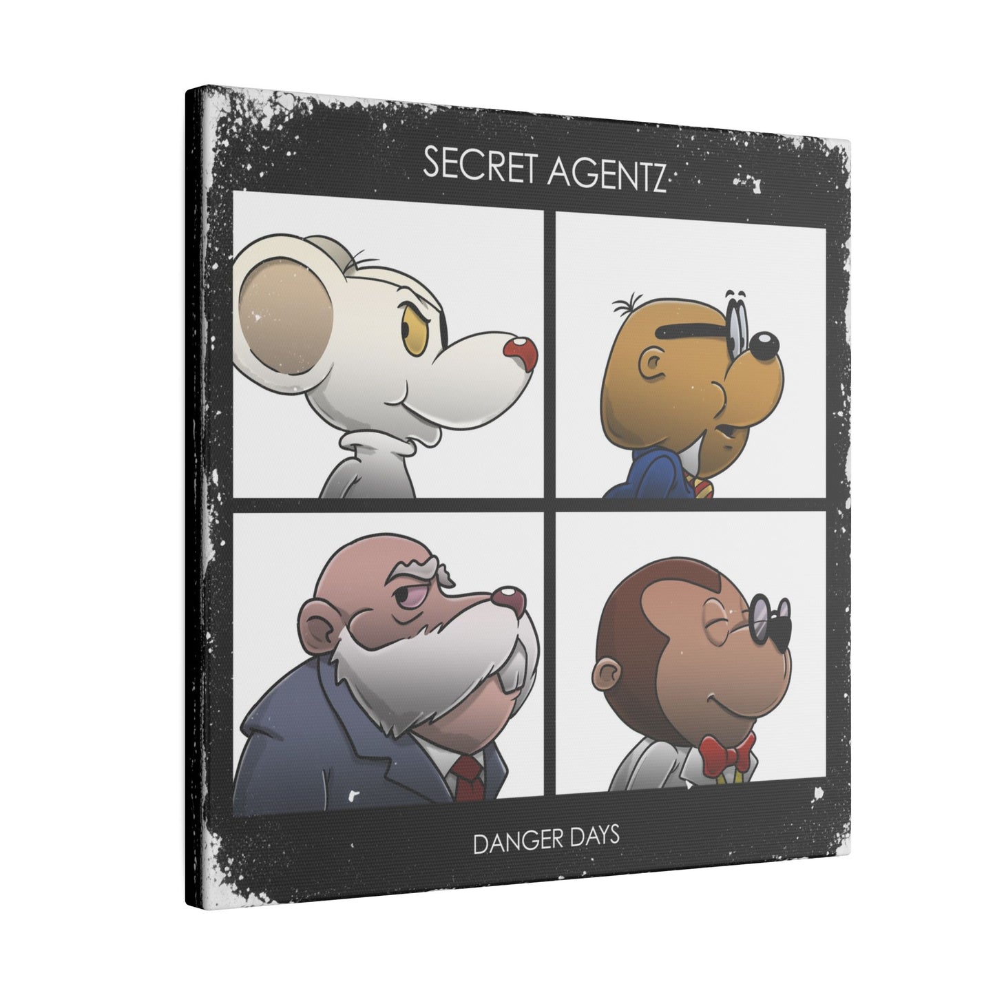 DANGER AGENTZ 12" X 12" canvas print