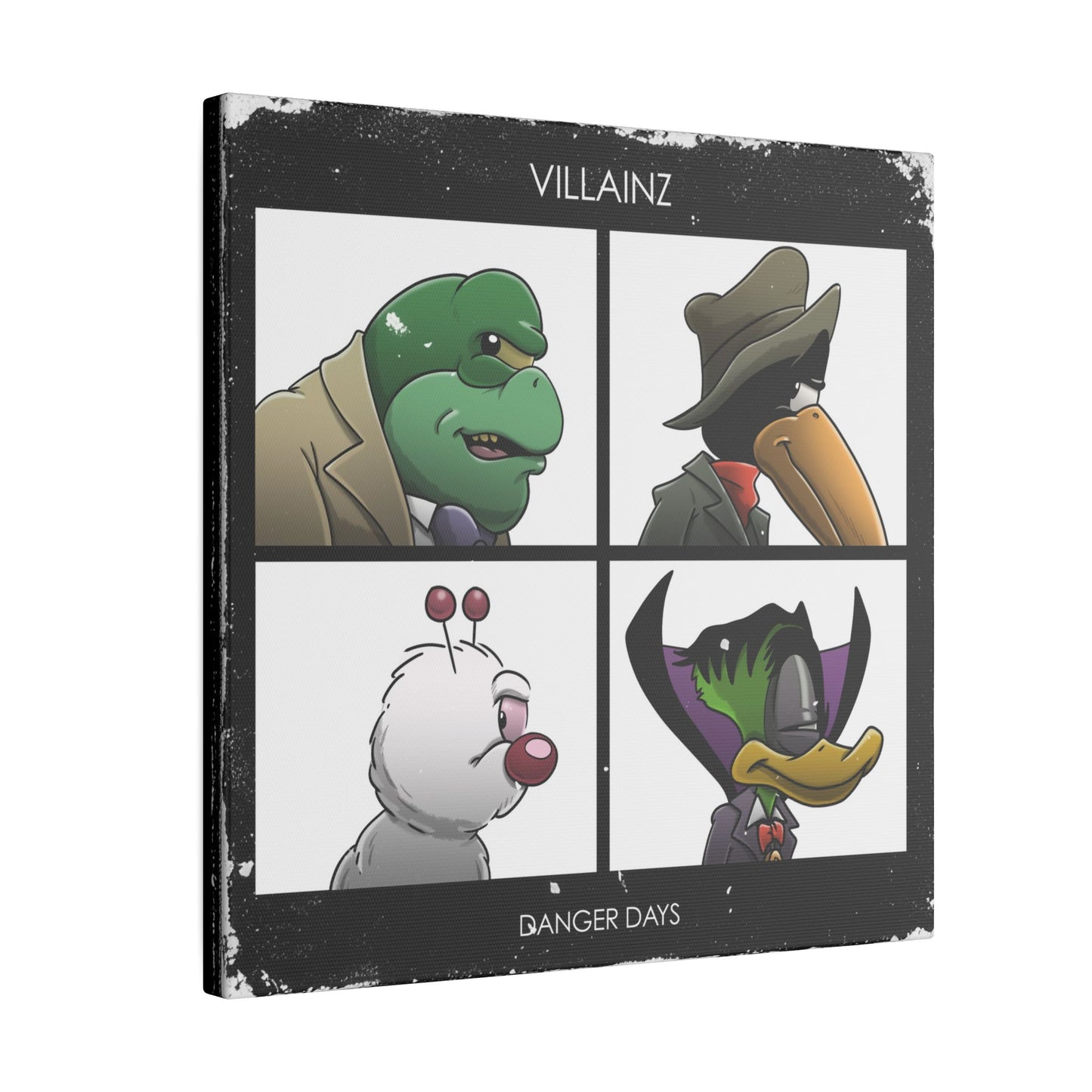 Danger Villainz 12" X 12" canvas print