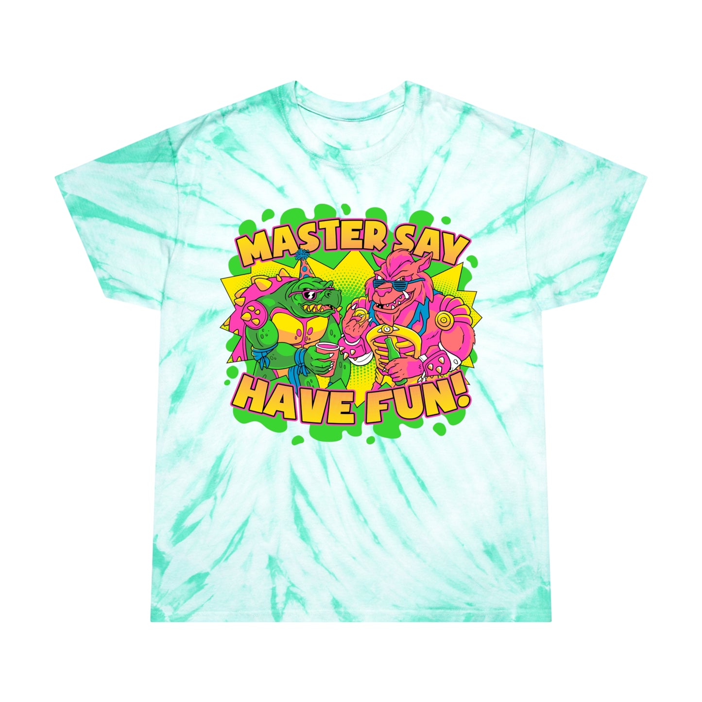 Party Mutants tie-dye t-shirt