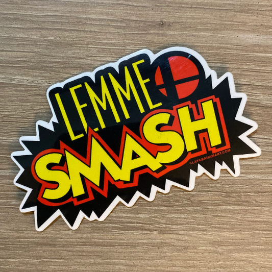 Lemme Smash vinyl sticker