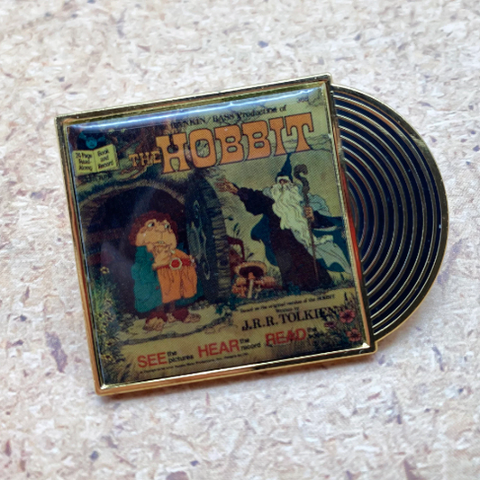 Book & Record 1.75" hard enamel / digital offset pin