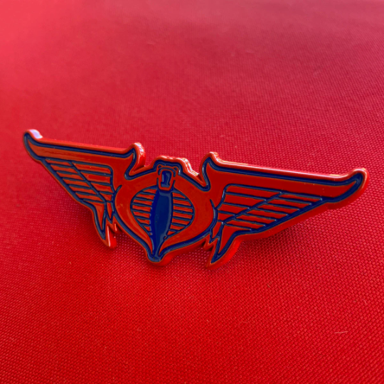 Snakes on a Plane Pilotwings 2.75" Enamel Pin