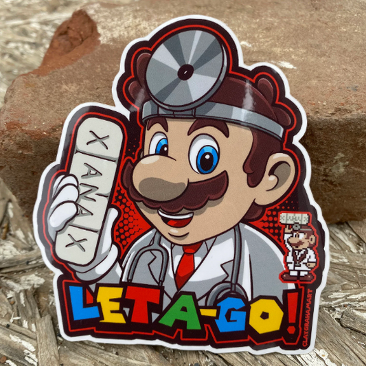 Let A-Go vinyl sticker