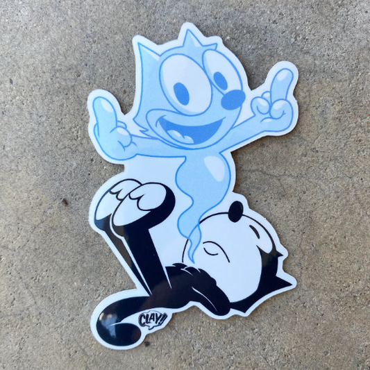 Freelix the Cat vinyl sticker