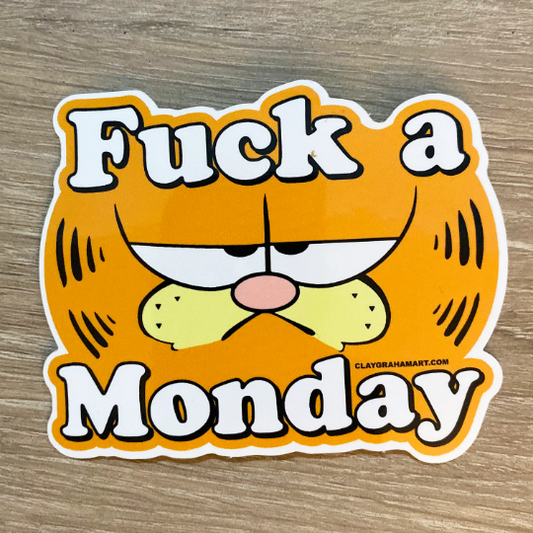 Eff a Monday vinyl sticker