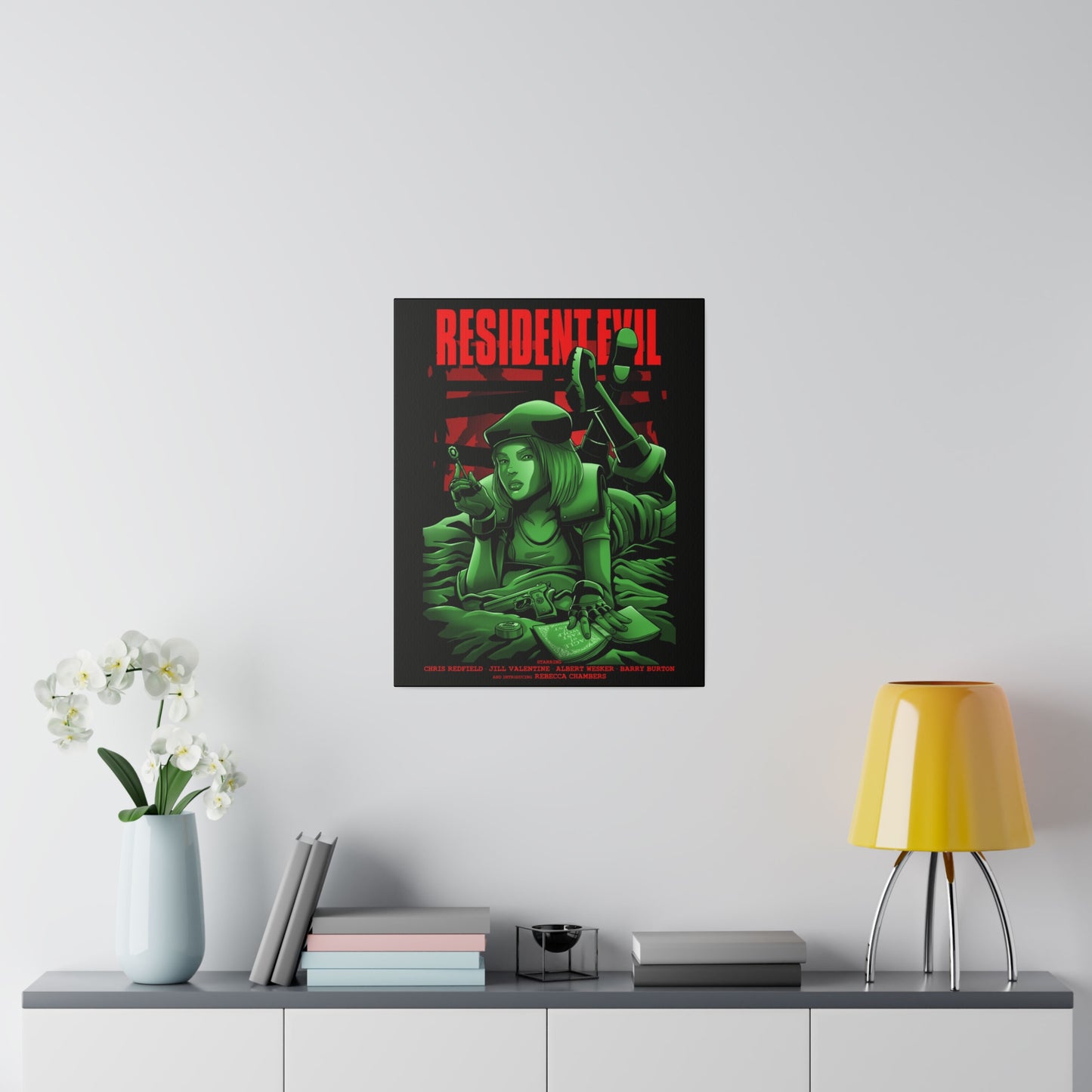 Resident Fiction DC VARIANT 16" x 20" canvas print