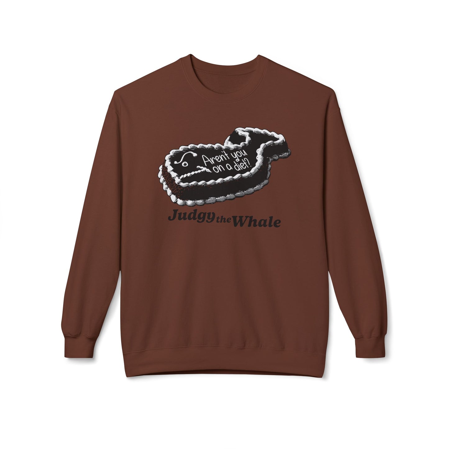 Judgy the Whale crewneck sweatshirt