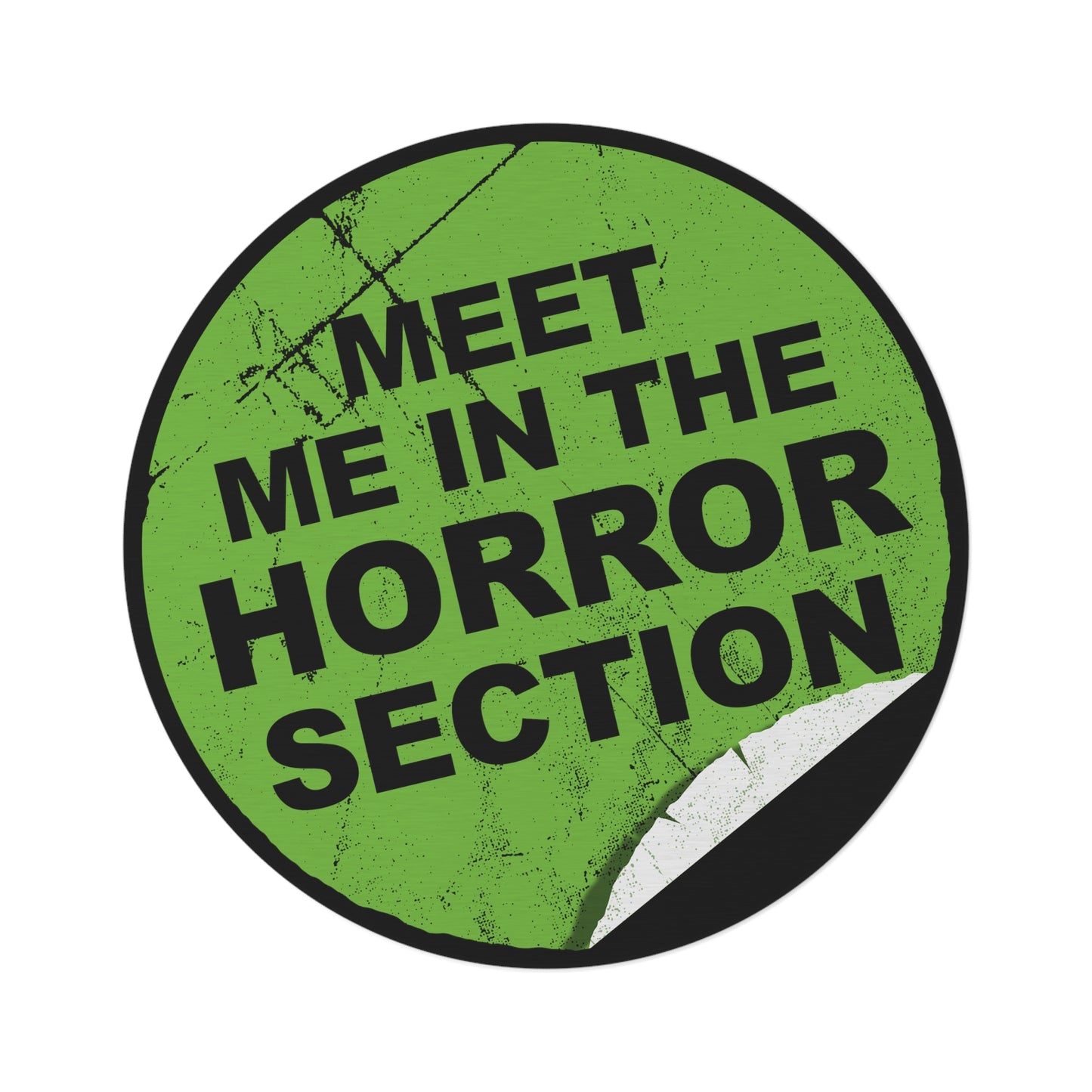 Horror Section round rug
