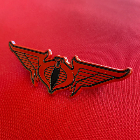 Snakes on a Plane Pilotwings 2.75" Enamel Pin