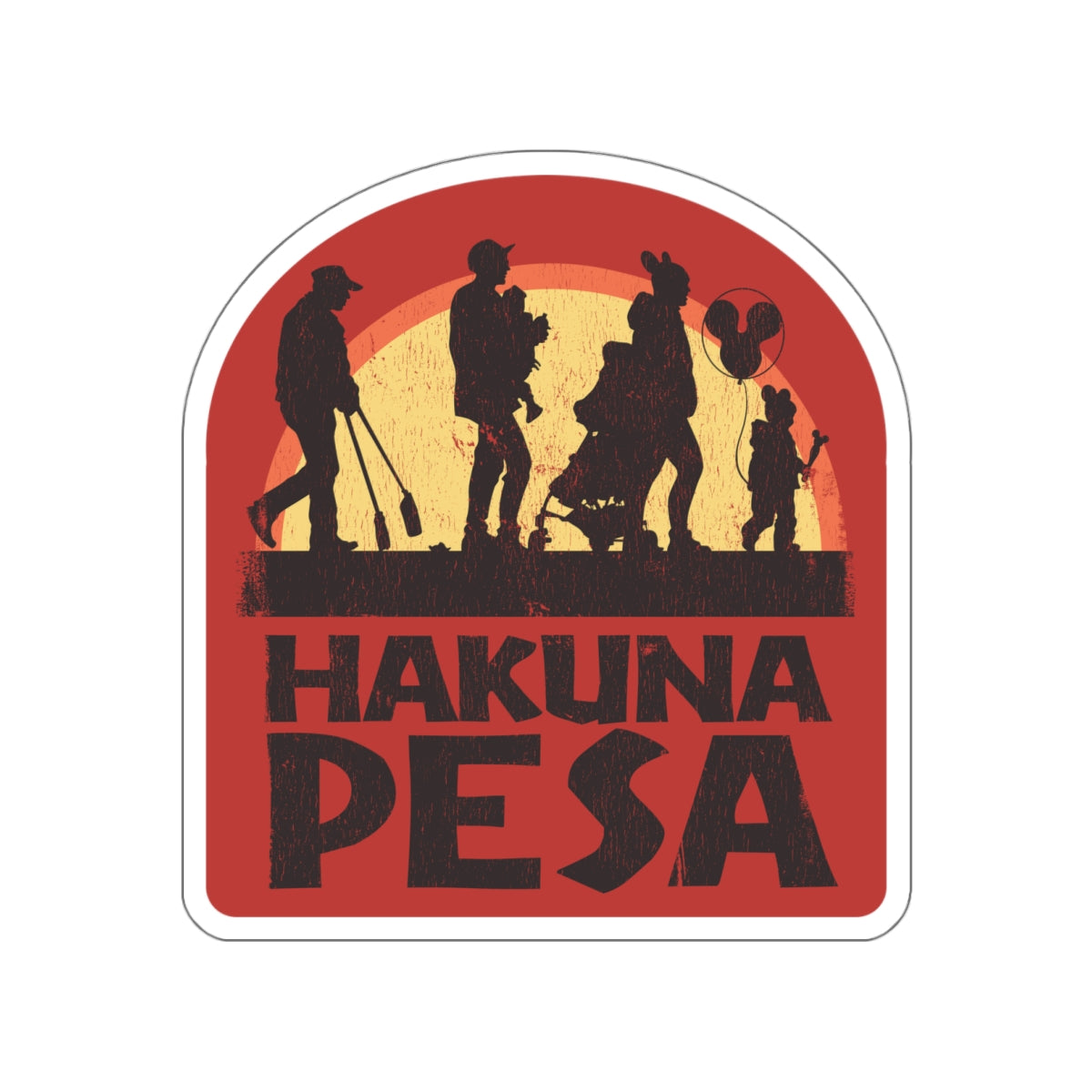 Hakuna Pesa vinyl sticker