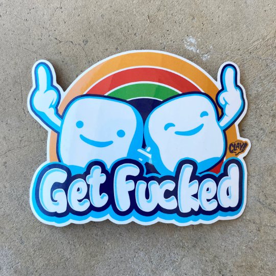 Get Puffed vinyl sticker