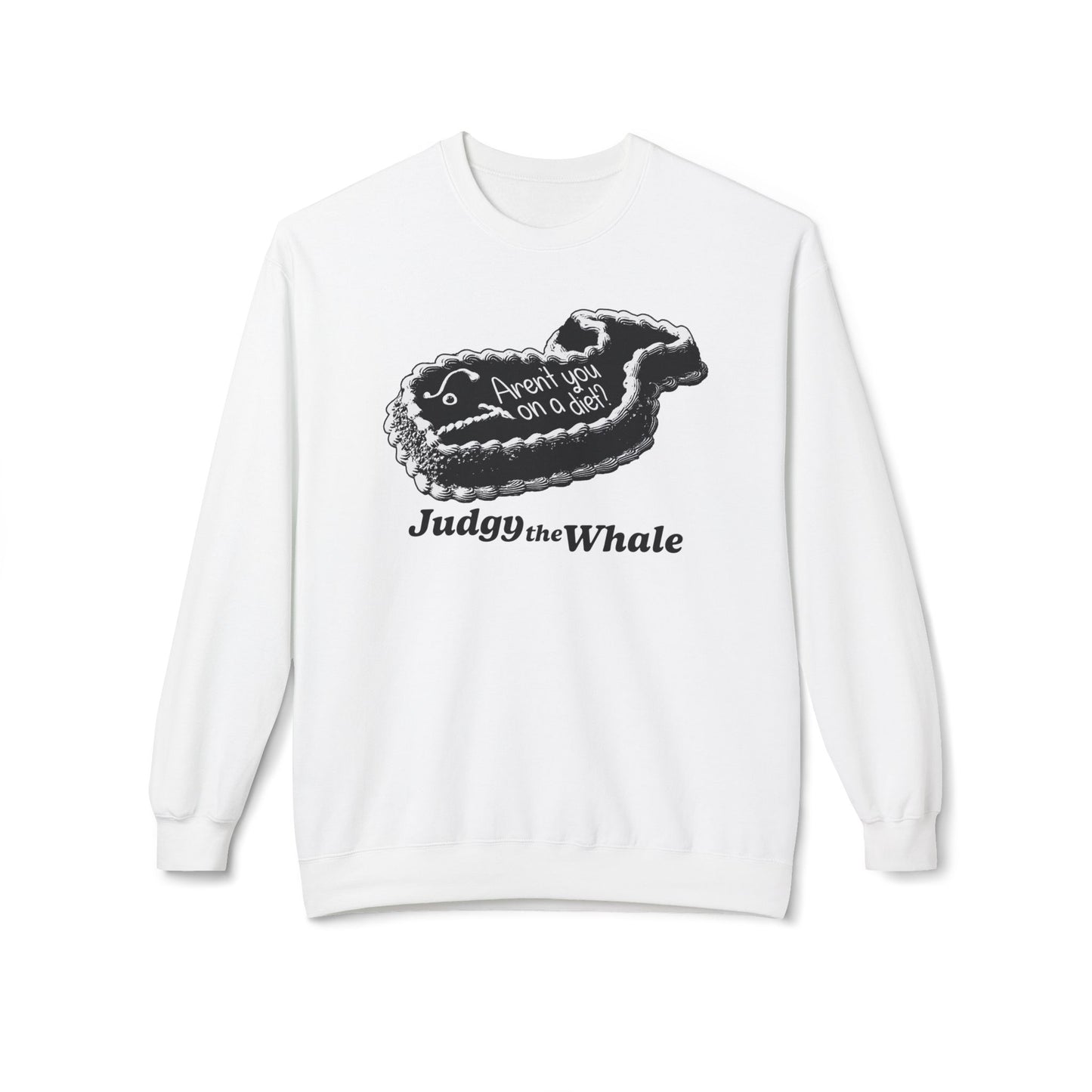 Judgy the Whale crewneck sweatshirt