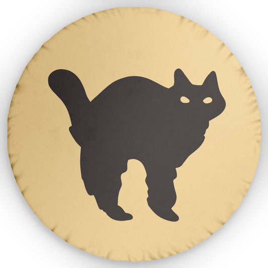 Spooky Cat Sugar Cookie plush throw pillow