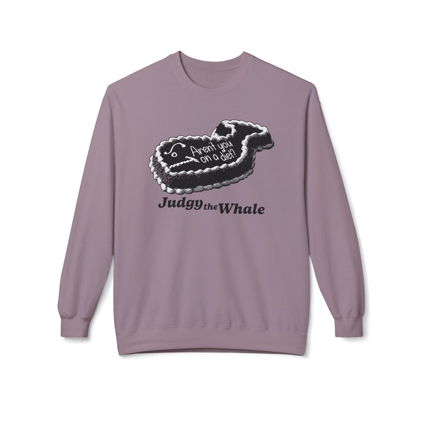 Judgy the Whale crewneck sweatshirt