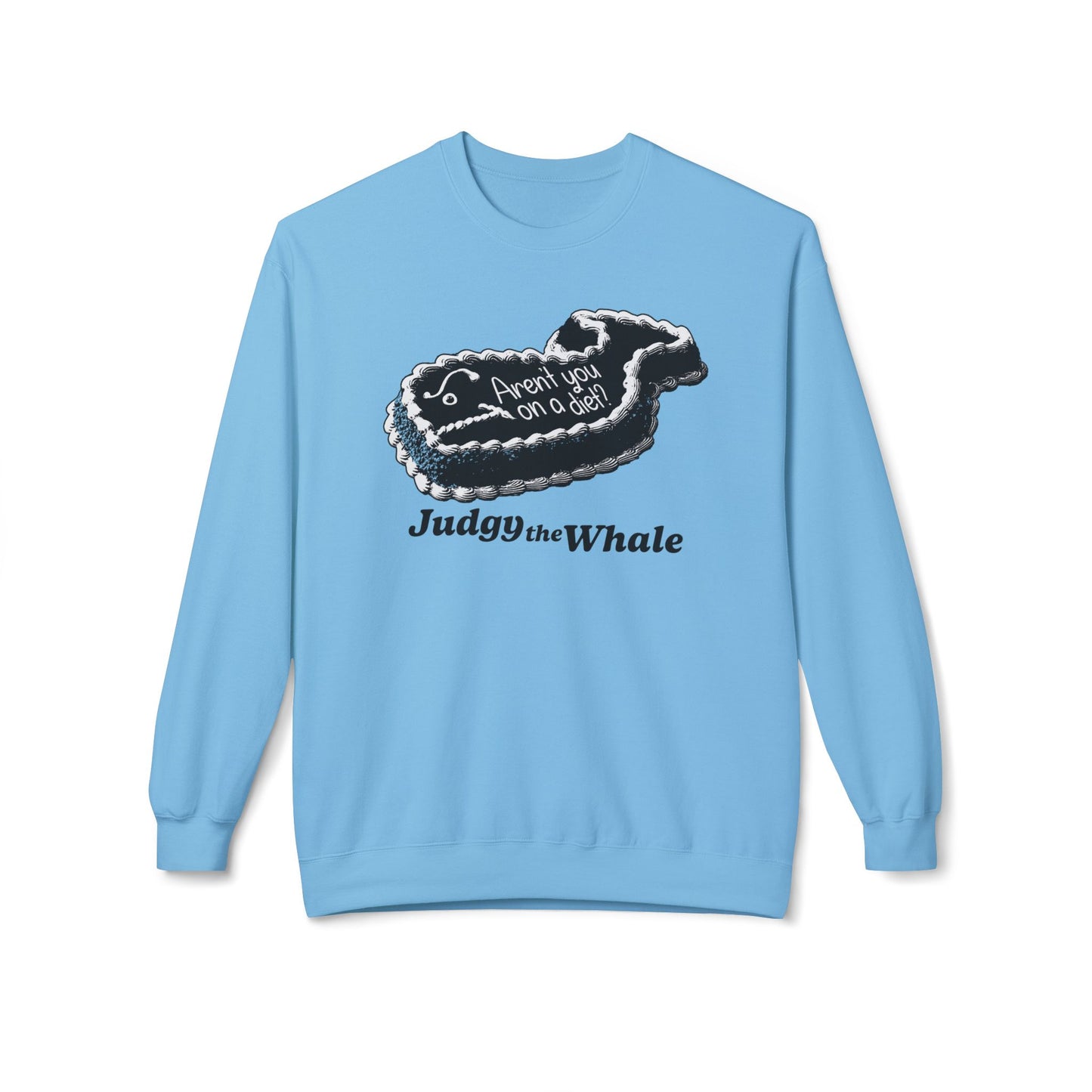 Judgy the Whale crewneck sweatshirt