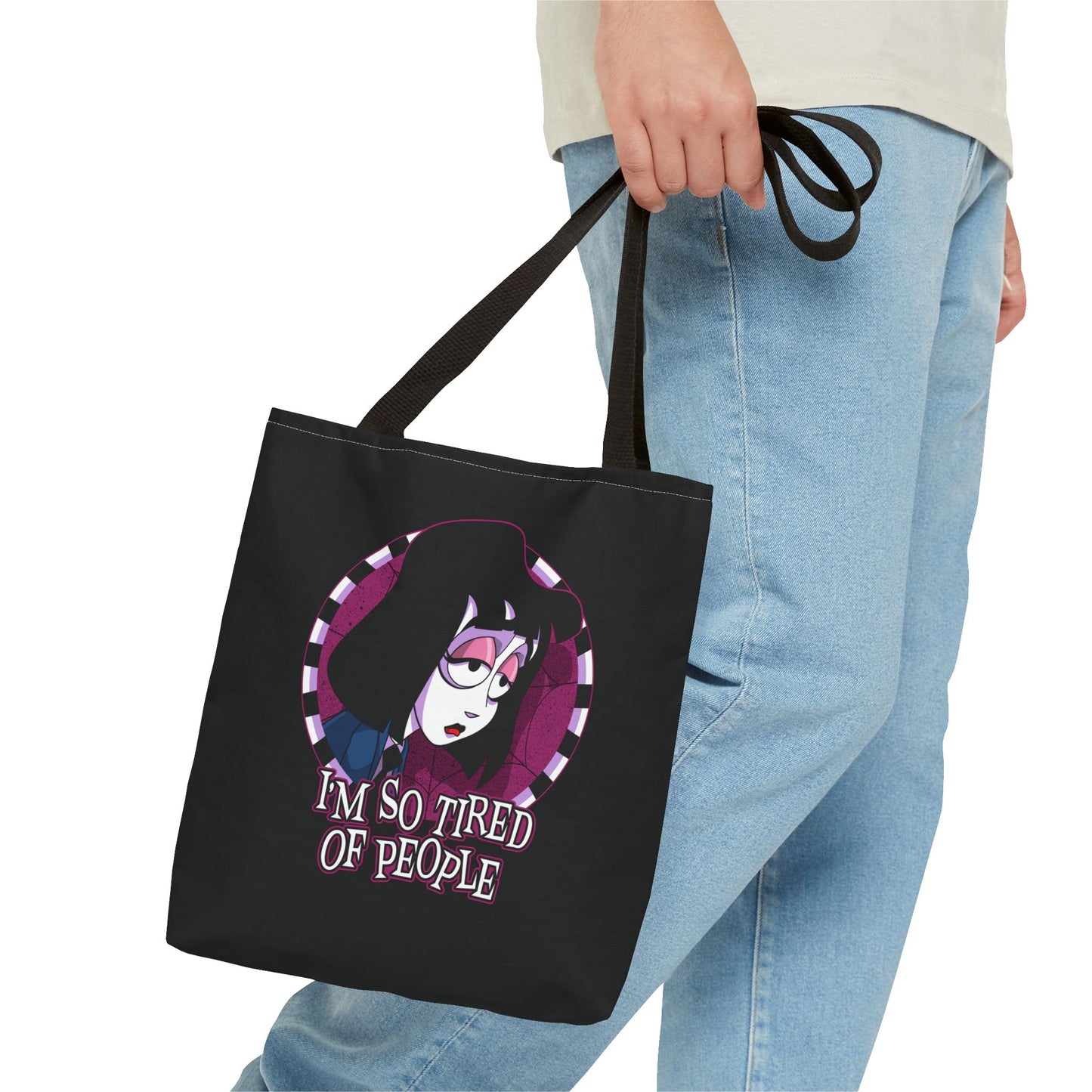 I'm So Tired of People tote bag