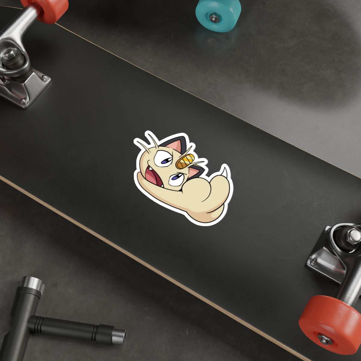 Cat Bird vinyl sticker