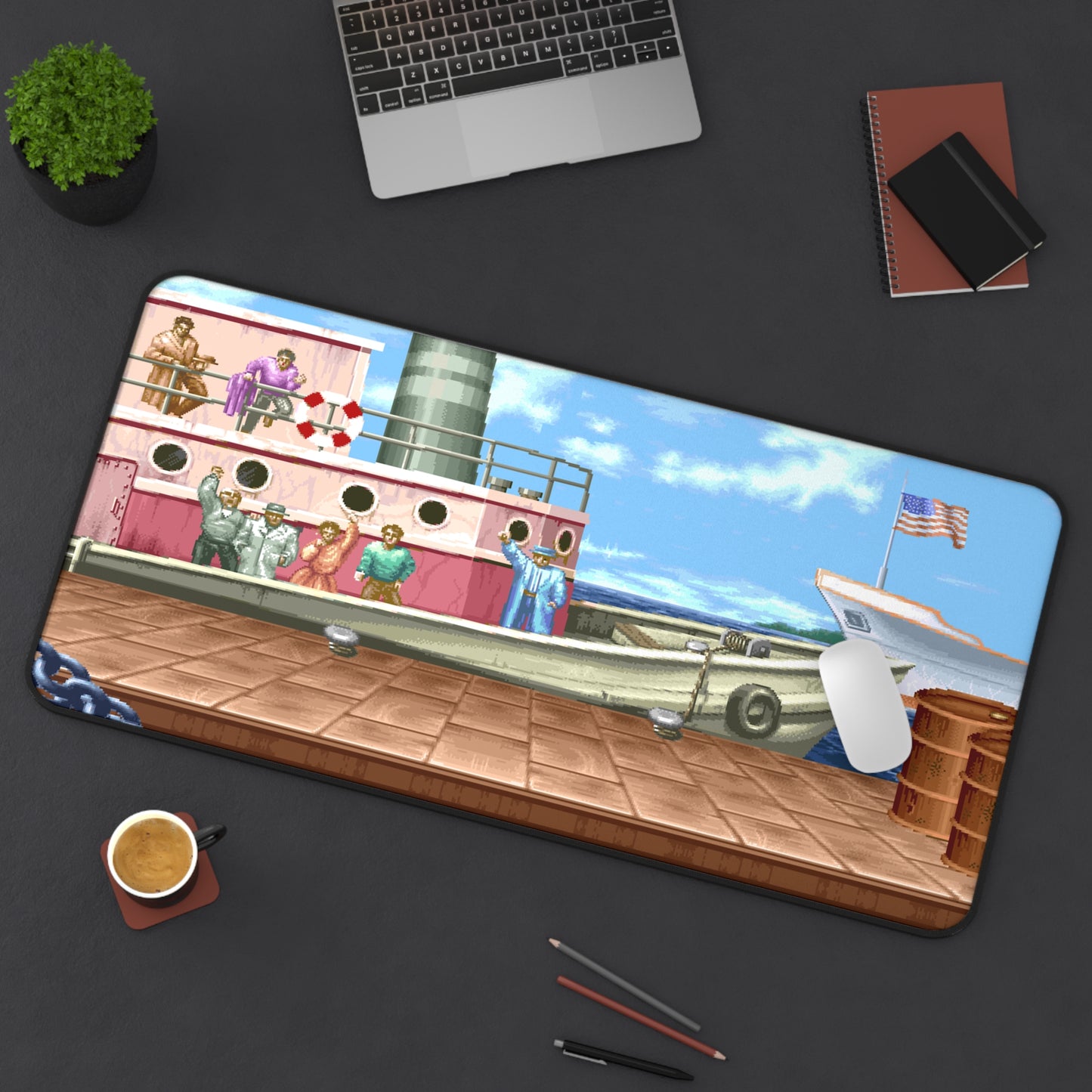 Ken's Stage  32" X 16" desk mat