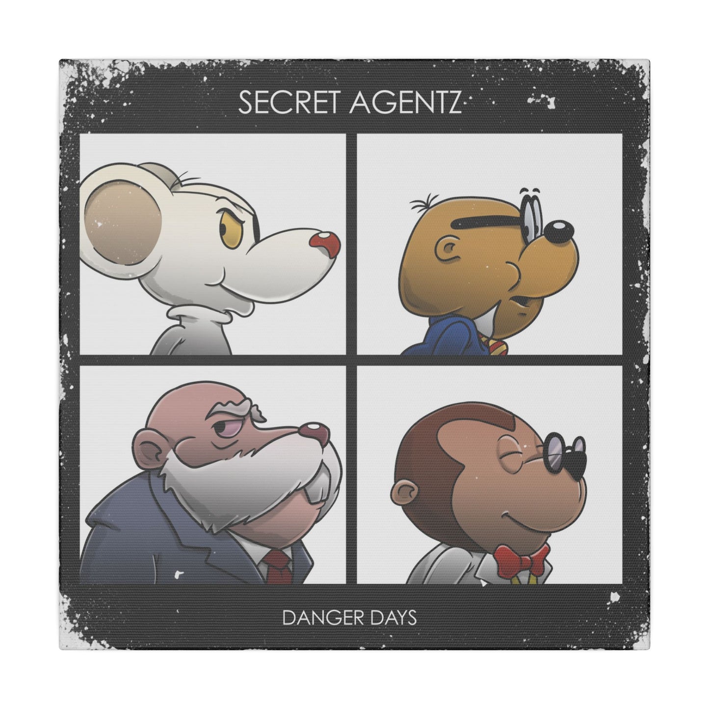 DANGER AGENTZ 12" X 12" canvas print