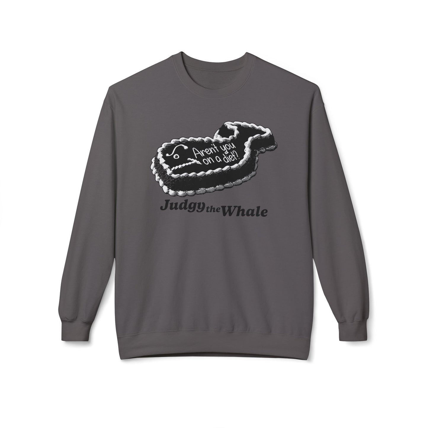 Judgy the Whale crewneck sweatshirt