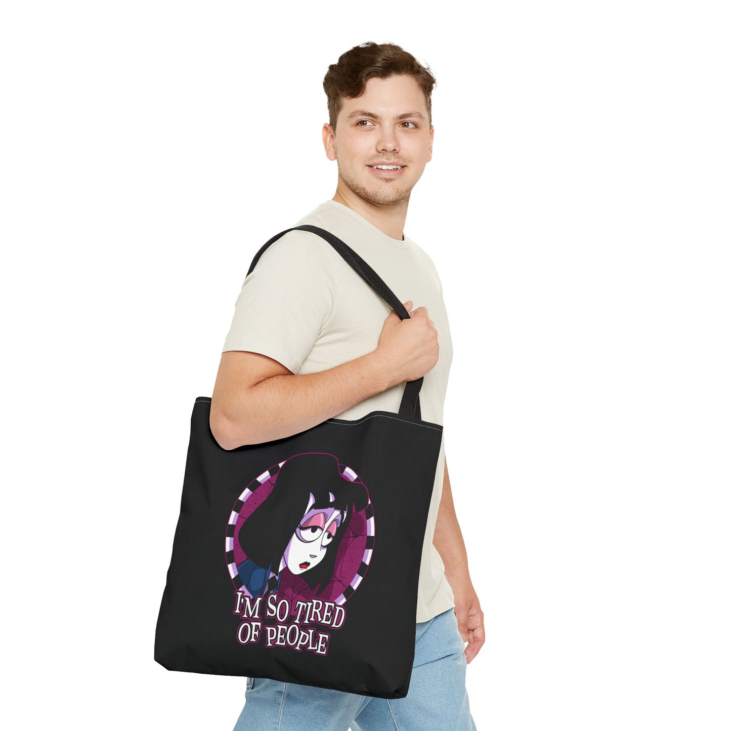 I'm So Tired of People tote bag