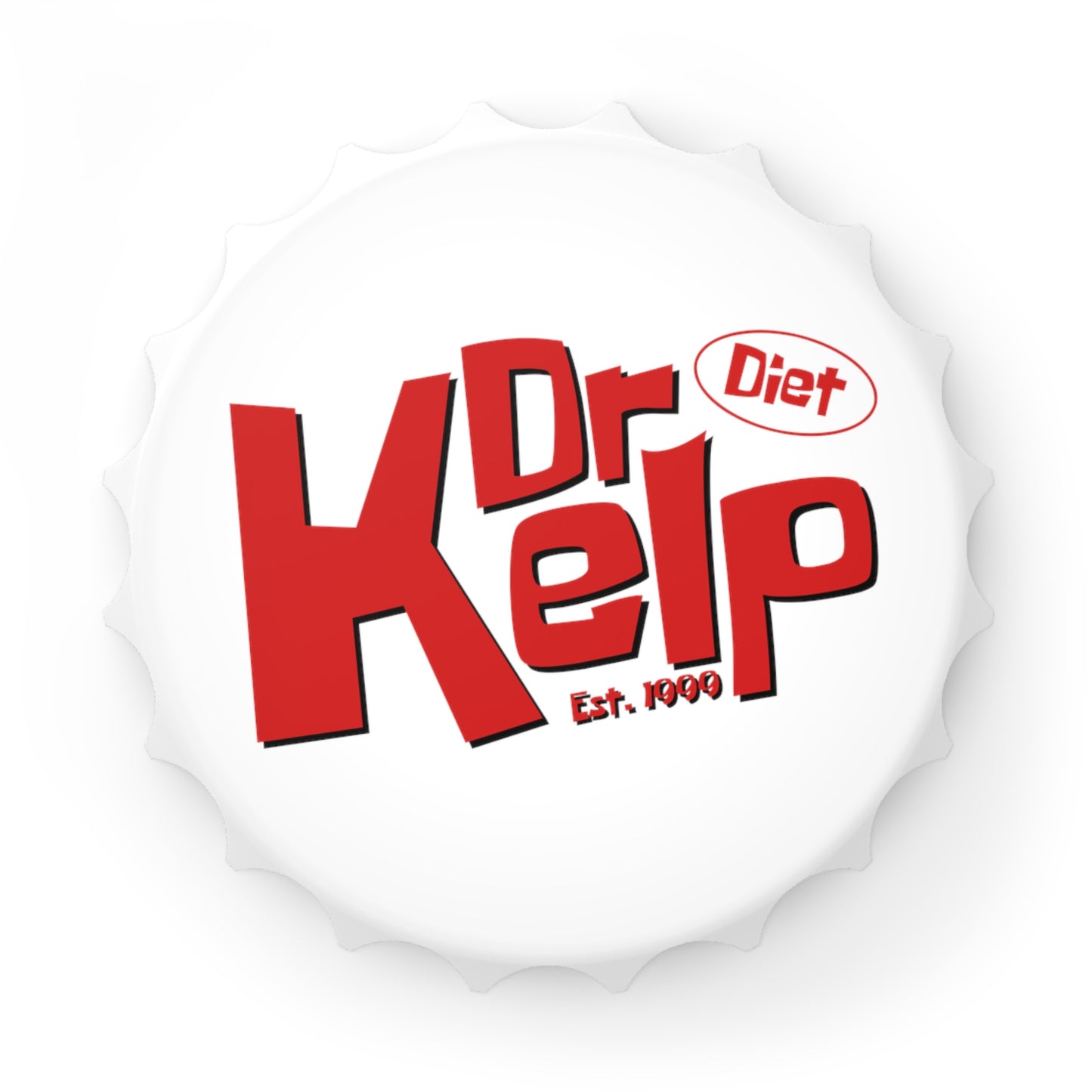 Diet Dr Kelp magnetic bottle opener