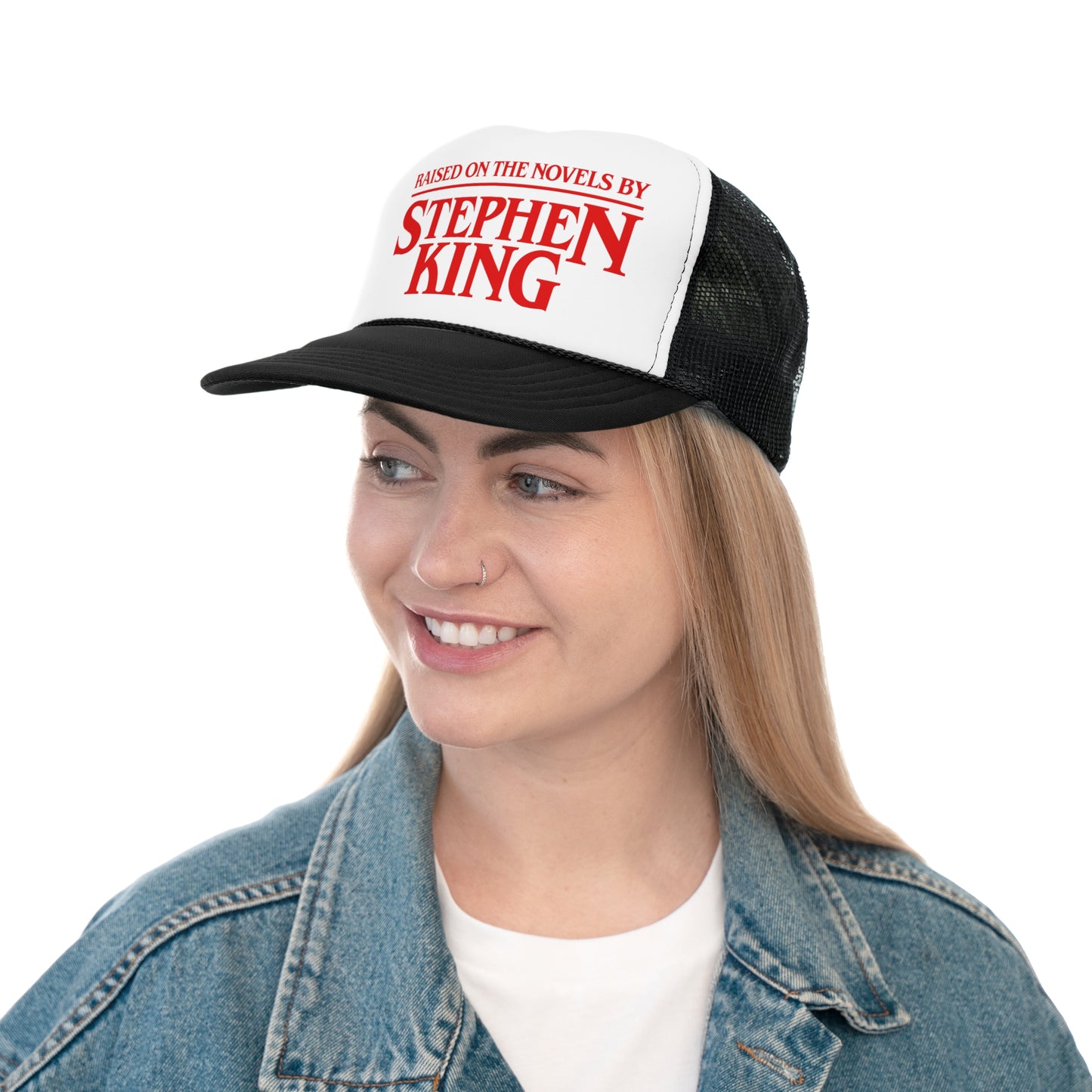 Raised on the Novels trucker hat