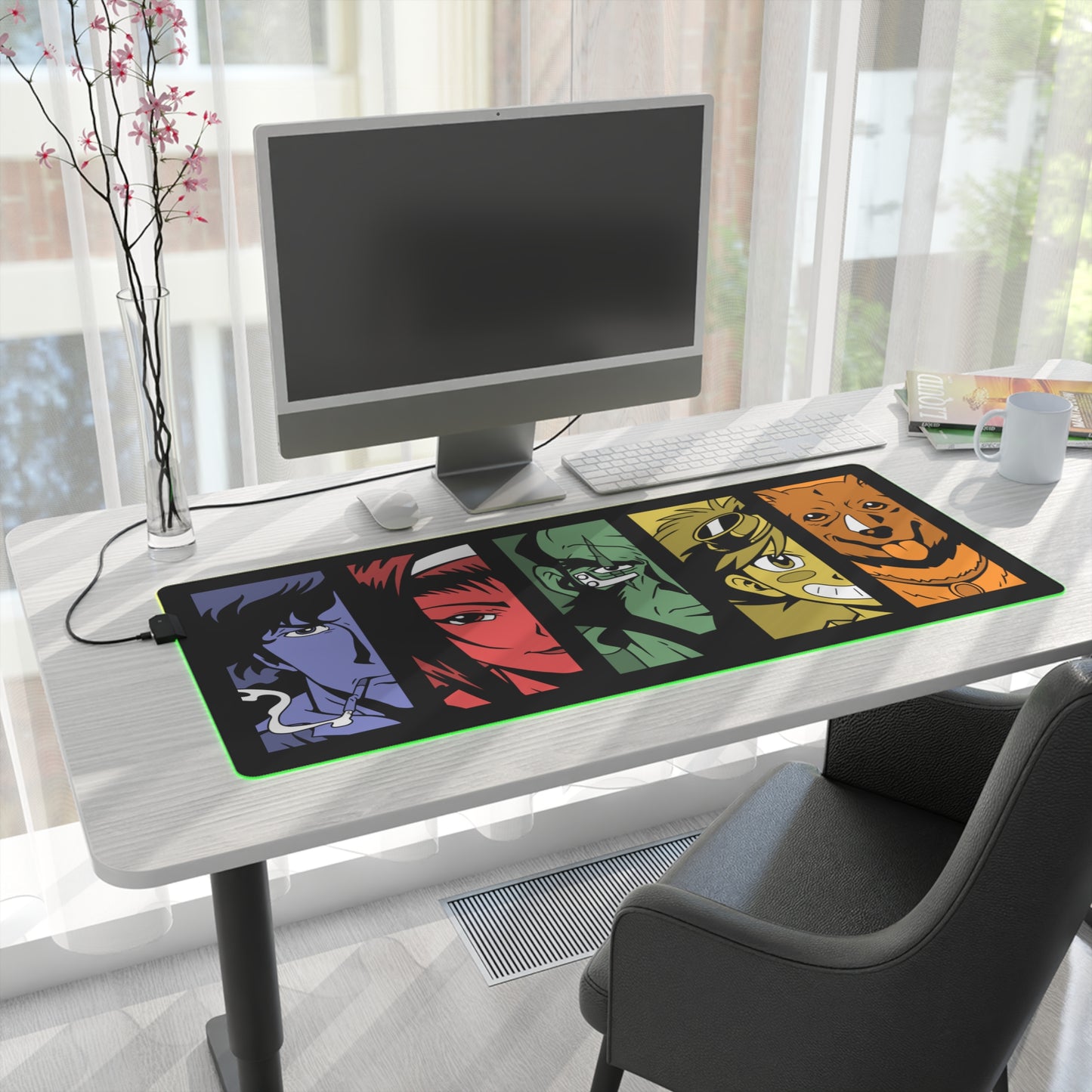 Space Cowboys LED deskmat