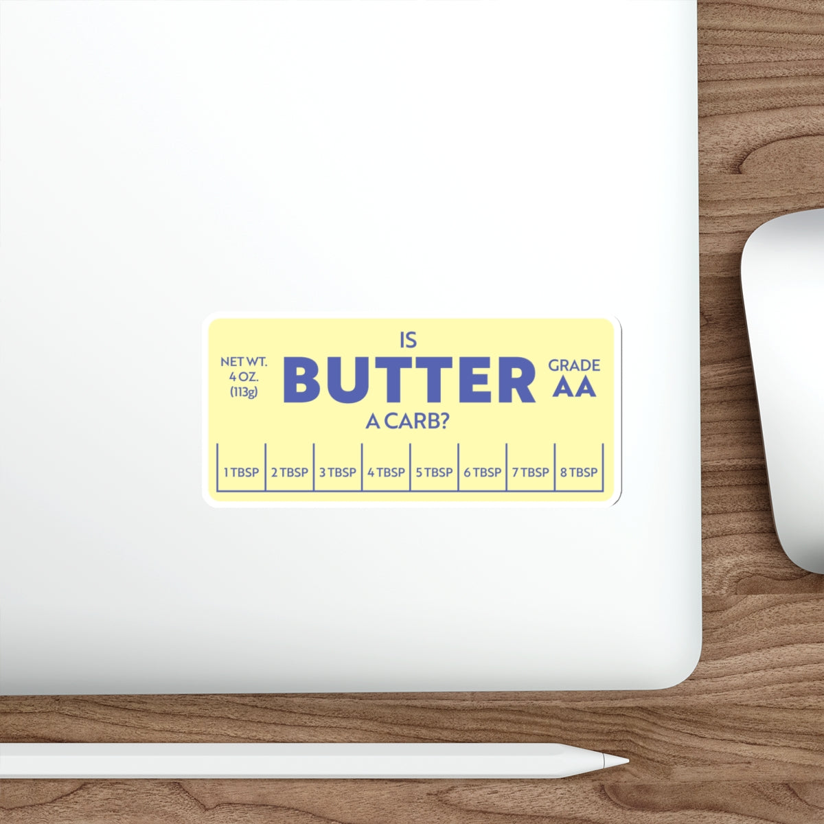 Is Butter A Carb? vinyl sticker