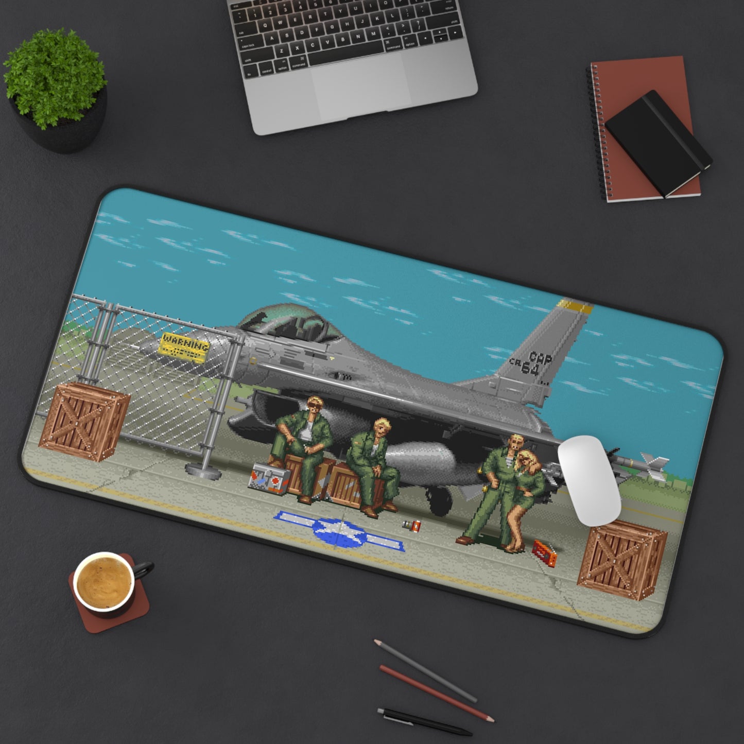 Guile's Stage  32" X 16" desk mat