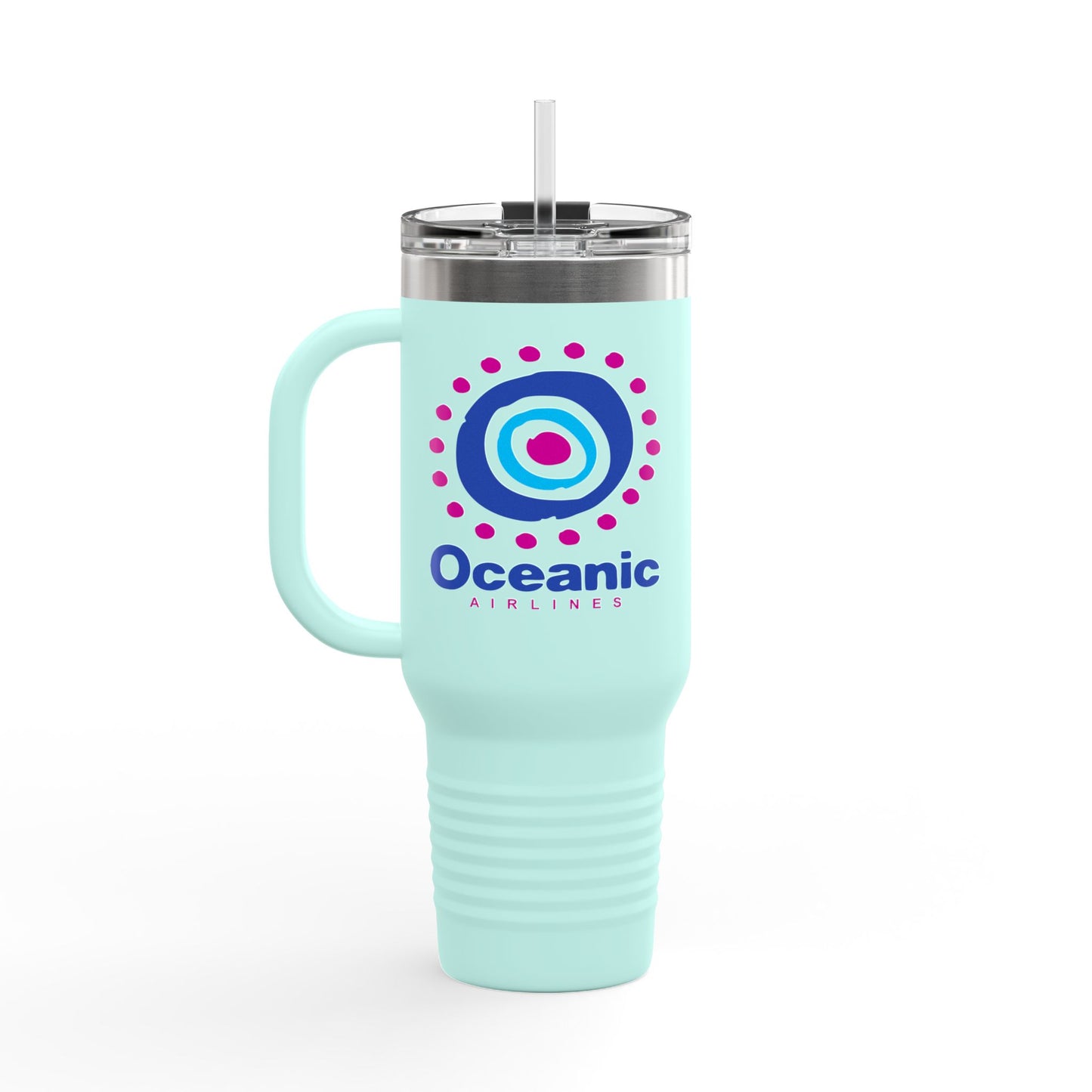 Oceanic Airlines travel mug