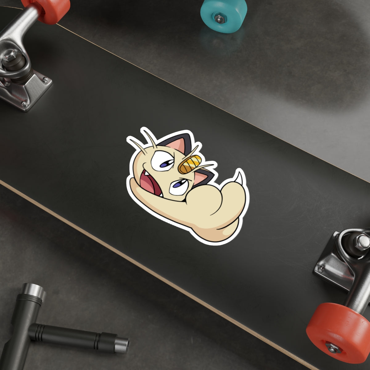 Cat Bird vinyl sticker