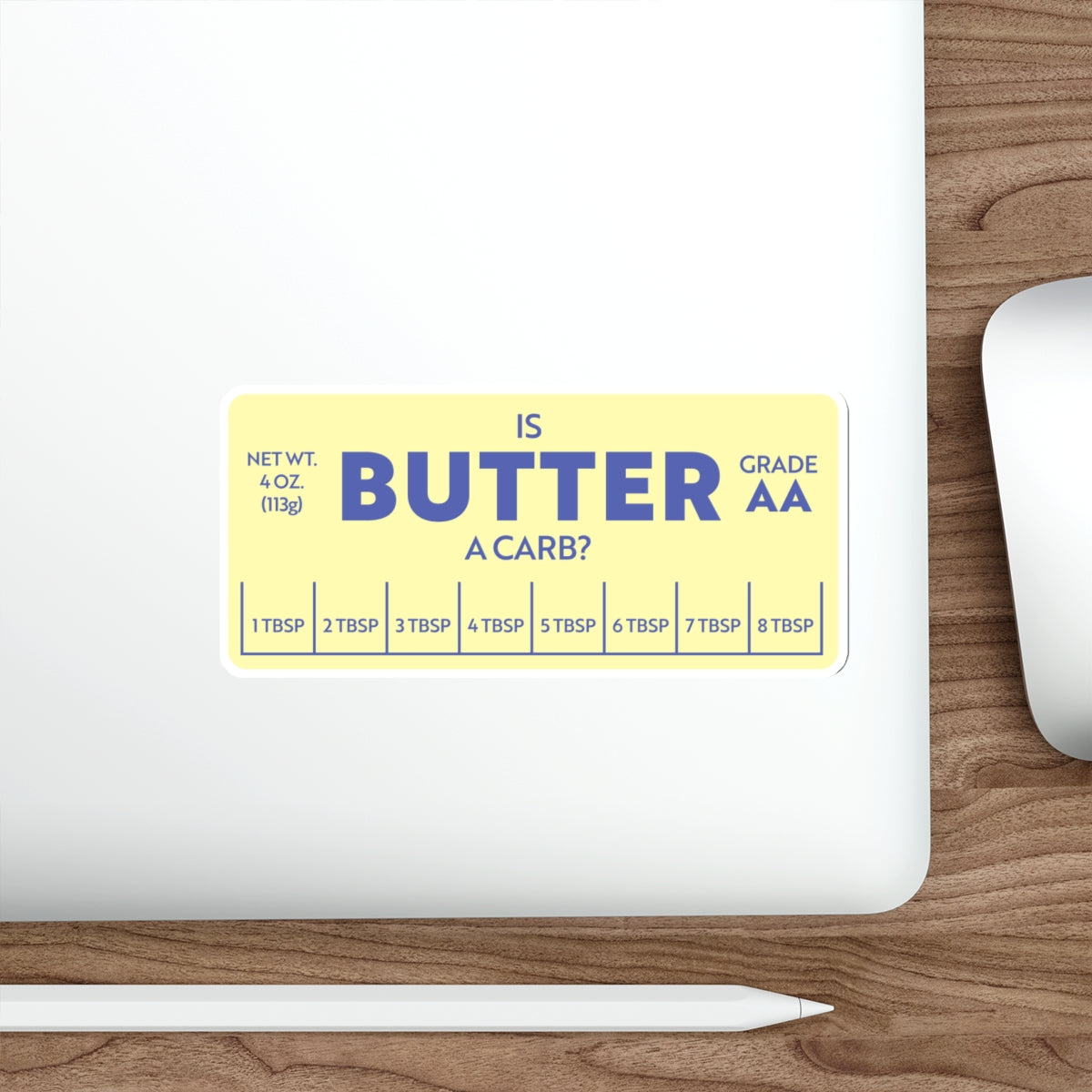 Is Butter A Carb? vinyl sticker