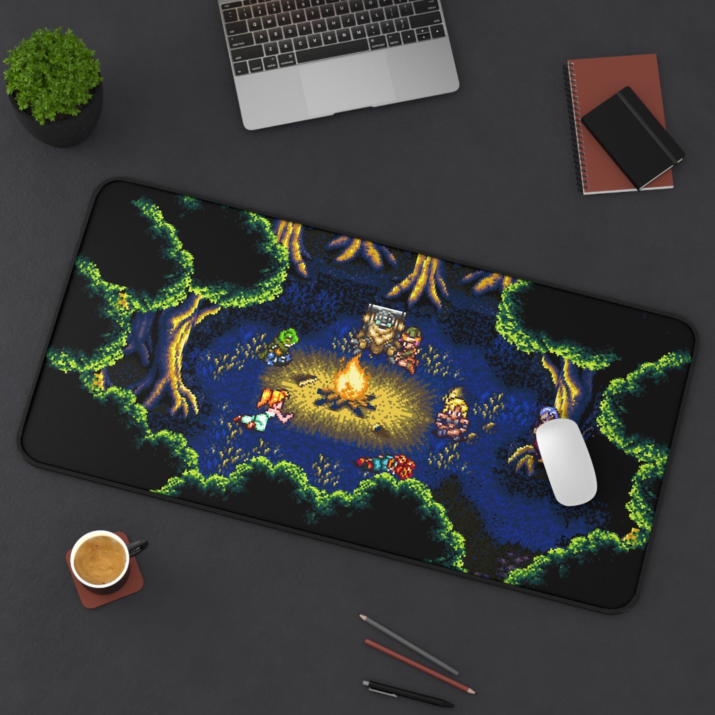 Chrono Campfire  32" X 16" desk mat