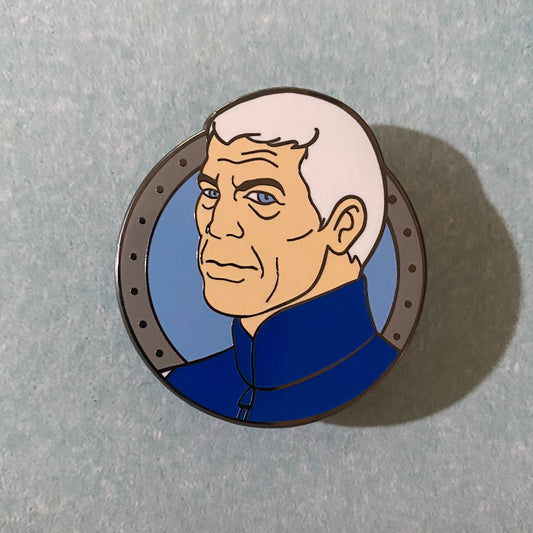 Captain Murphy 1.75" hard enamel pin